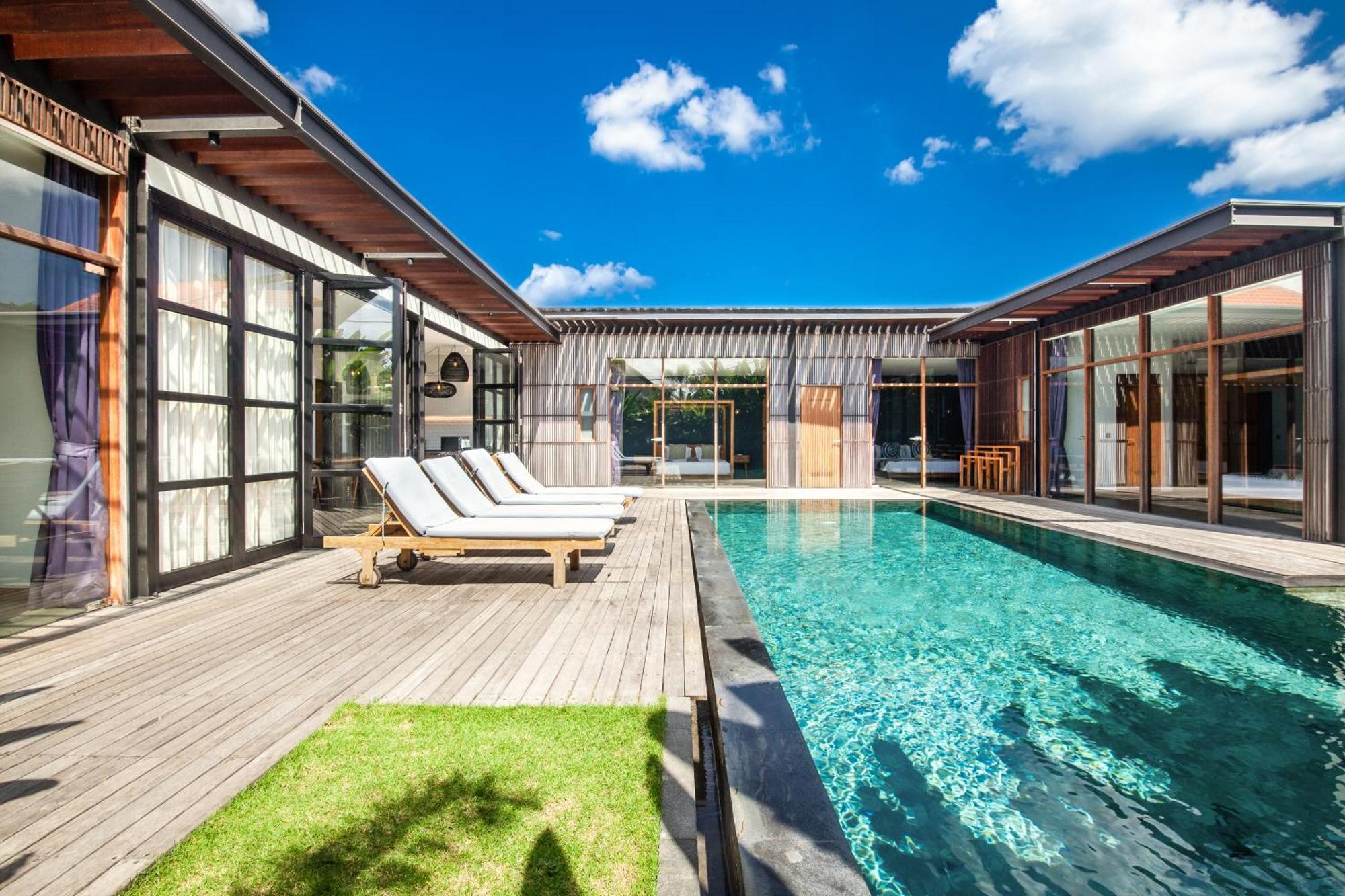 New 5Br Villa, Enclosed Lounge, Canggu Oasis Luaran gambar