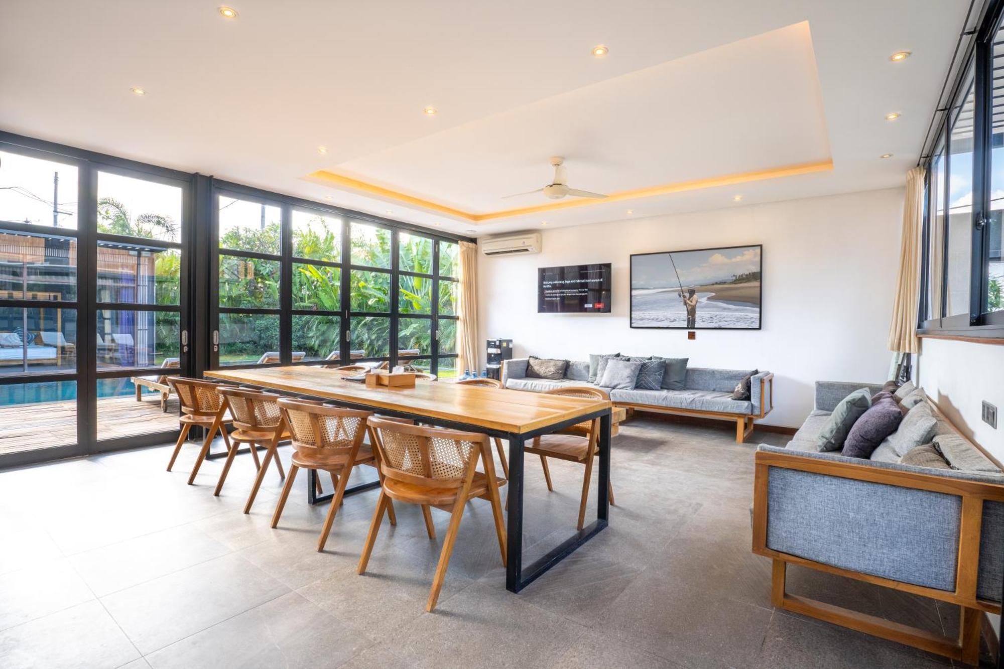 New 5Br Villa, Enclosed Lounge, Canggu Oasis Luaran gambar
